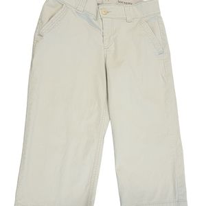 DOCKERS SIZE 4 KHAKI CROPPED PANTS EUC